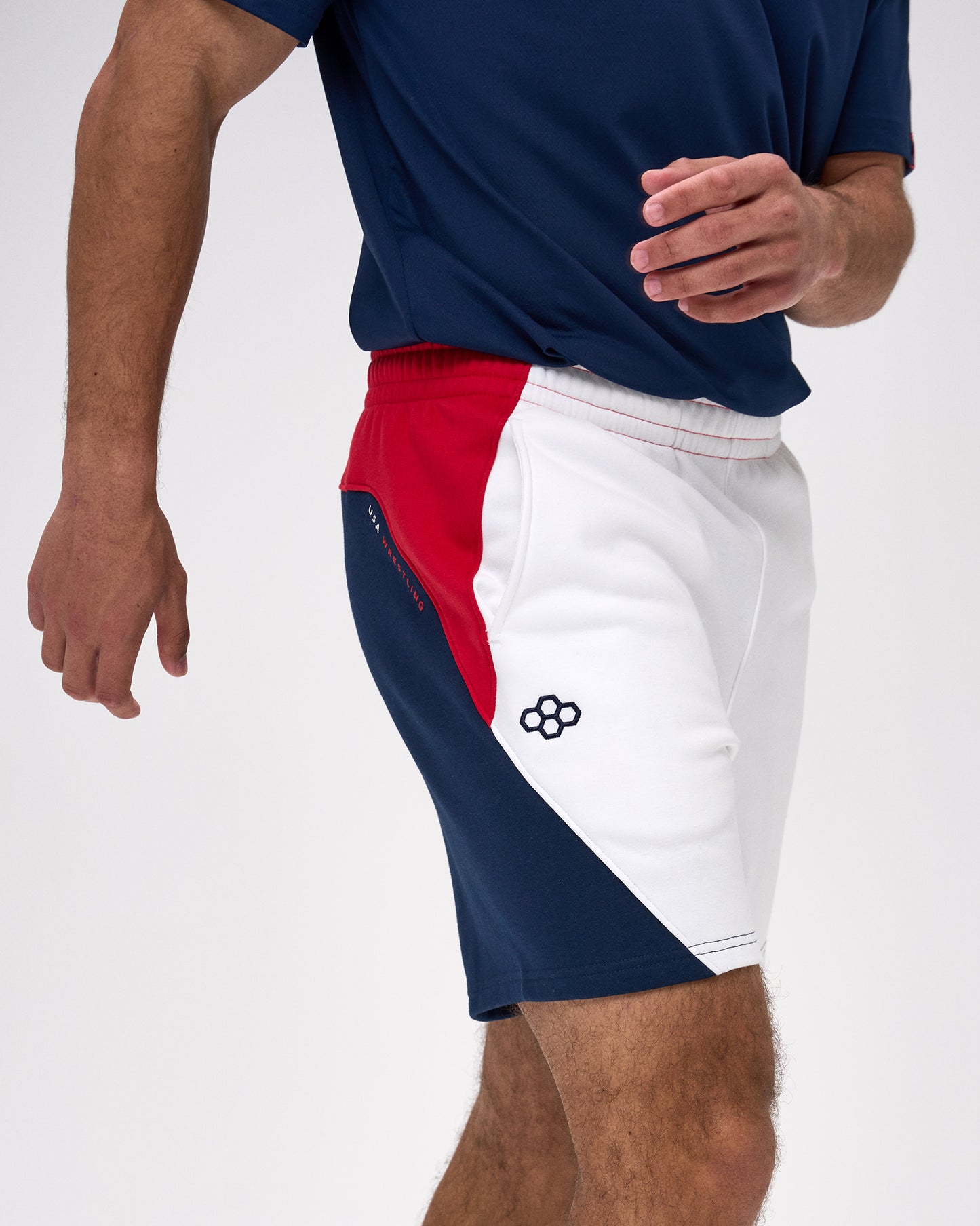 USA Wrestling Colorblock 5" Shorts