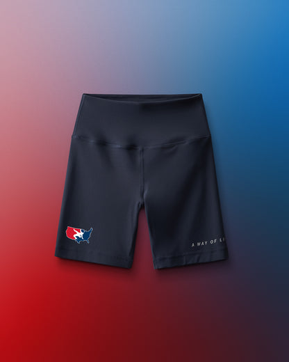 USAW Logo Women's Biker Shorts