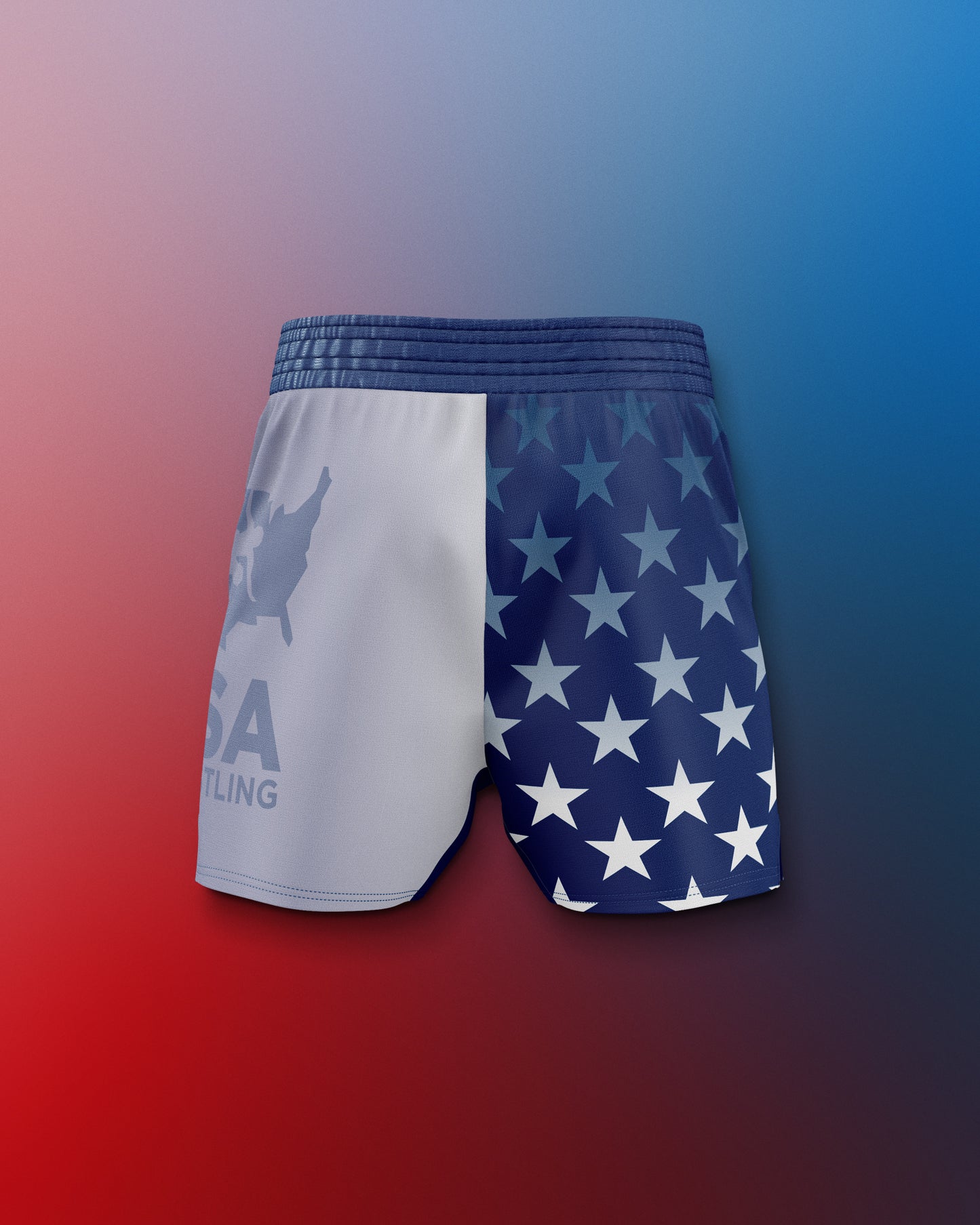 USA Wrestling Flag Sublimated Shorts
