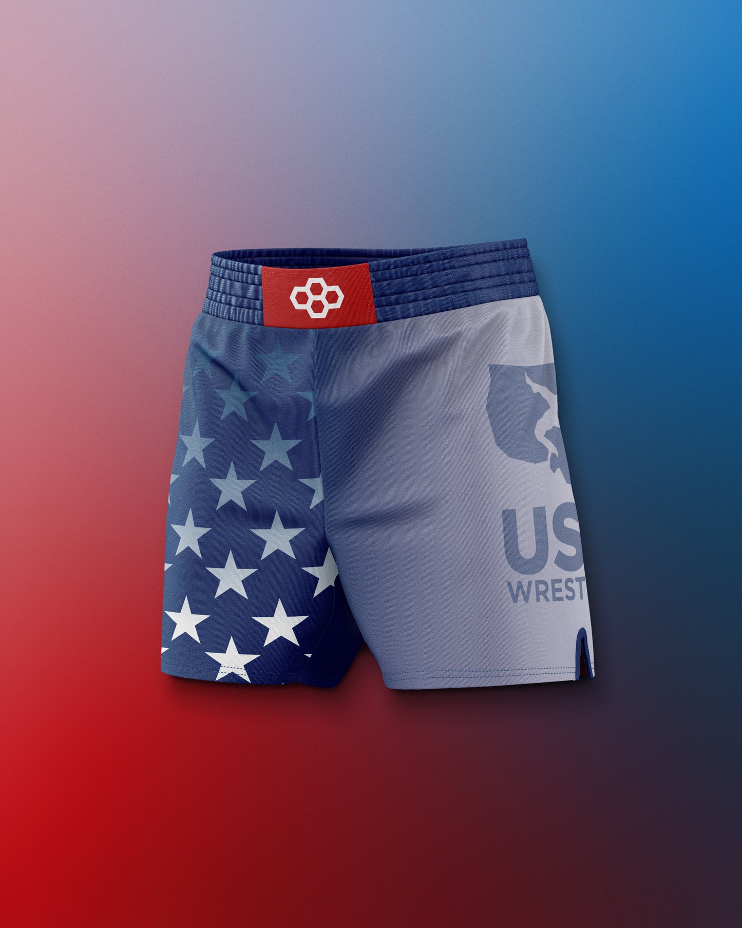 USA Wrestling Flag Sublimated Shorts