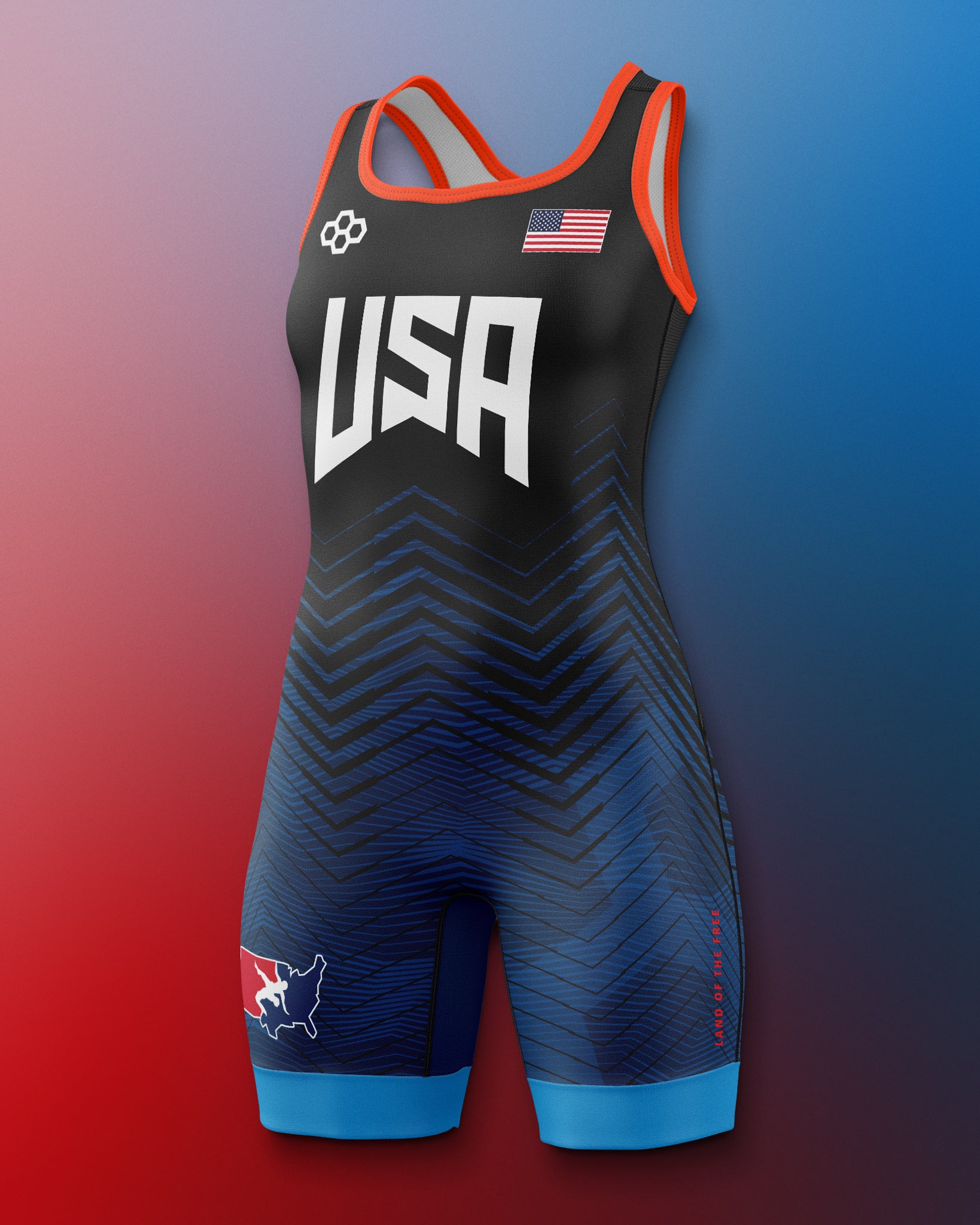 USA wrestling レスリング シングレット S USA wrestling レスリング シングレット S MEN'S BLUE USA