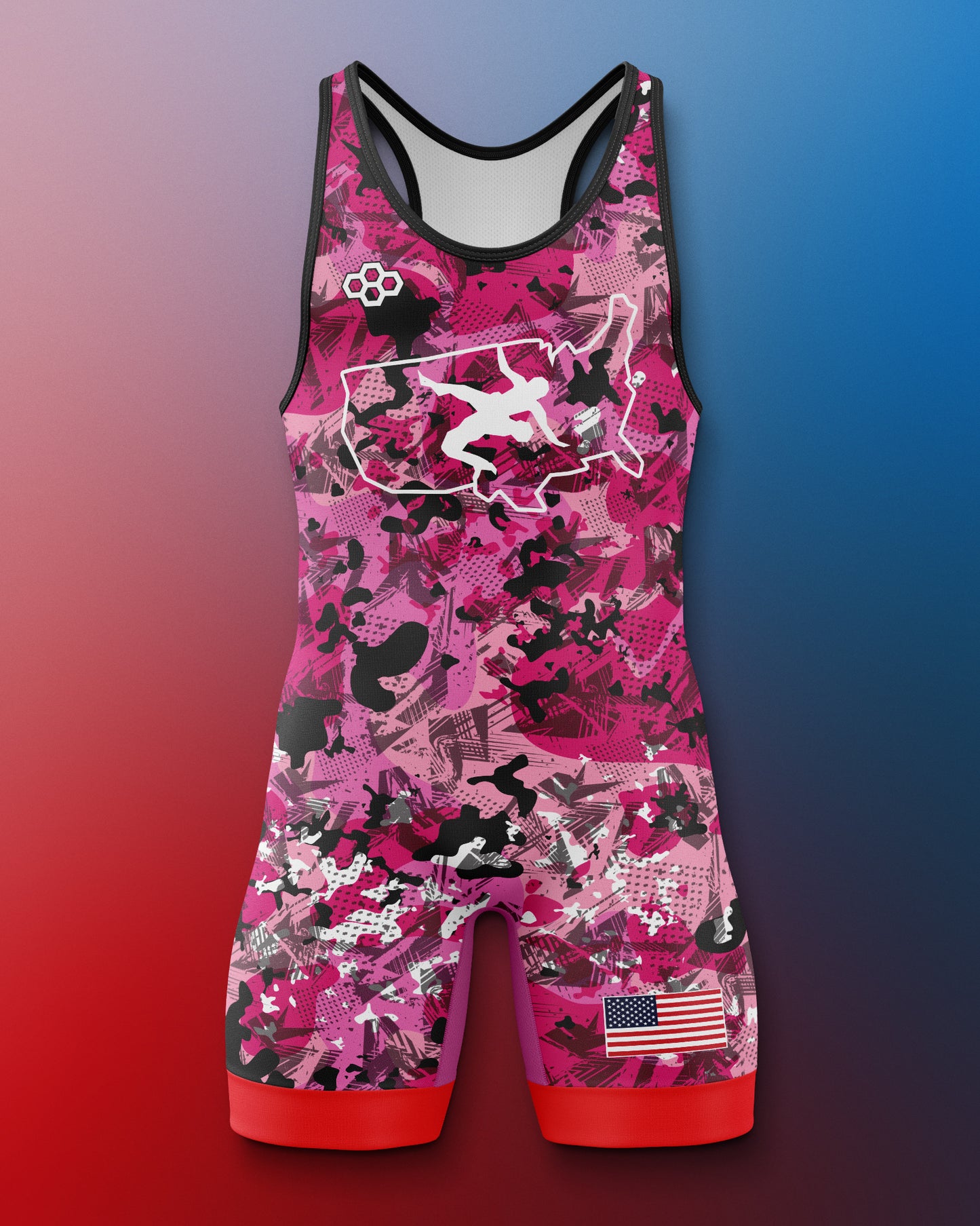 USAW Scatter Icon 2.0 Elite Singlet