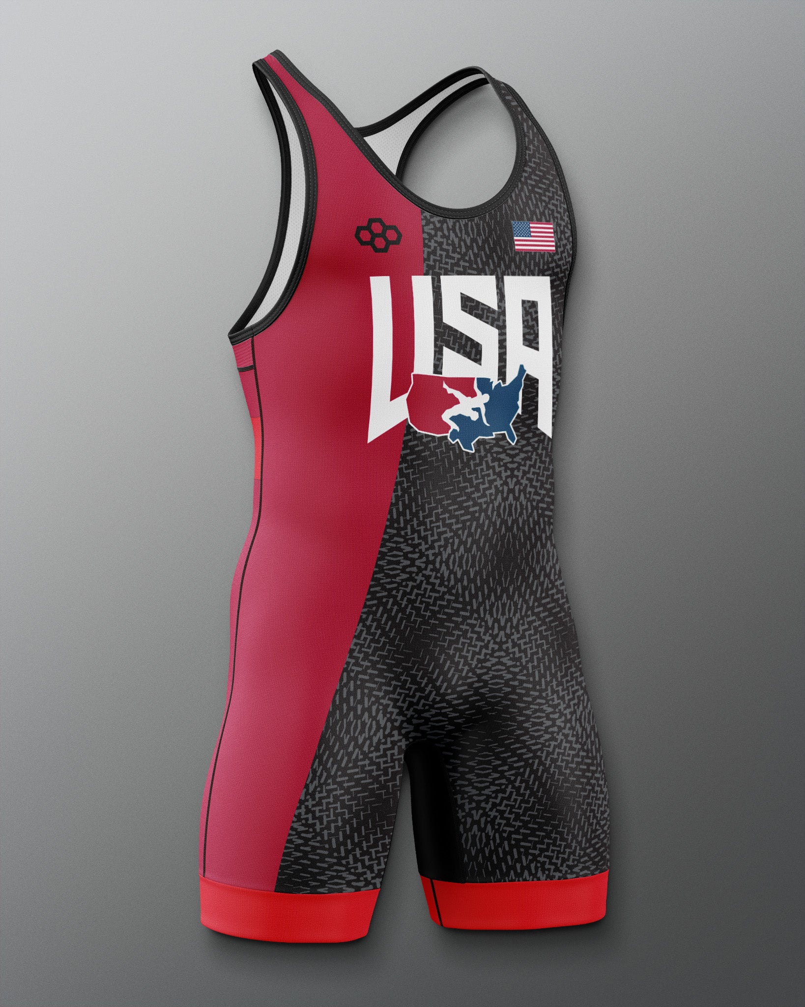 USA Dash Icon 2.0 Elite Wrestling Singlet - Youth Power | RUDIS