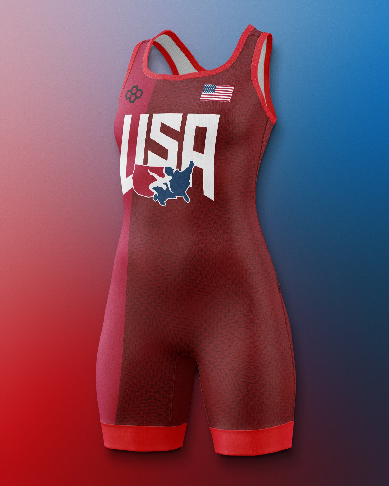 【L-XLsize】EGDE≪ WRESTLING HLU シングレット USA Dash Icon Women's 2.0 Elite Wrestling Singlet | RUDIS