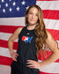 USA Wrestling Logo Women's Cropped COOL-FEEL Lite Tank Top