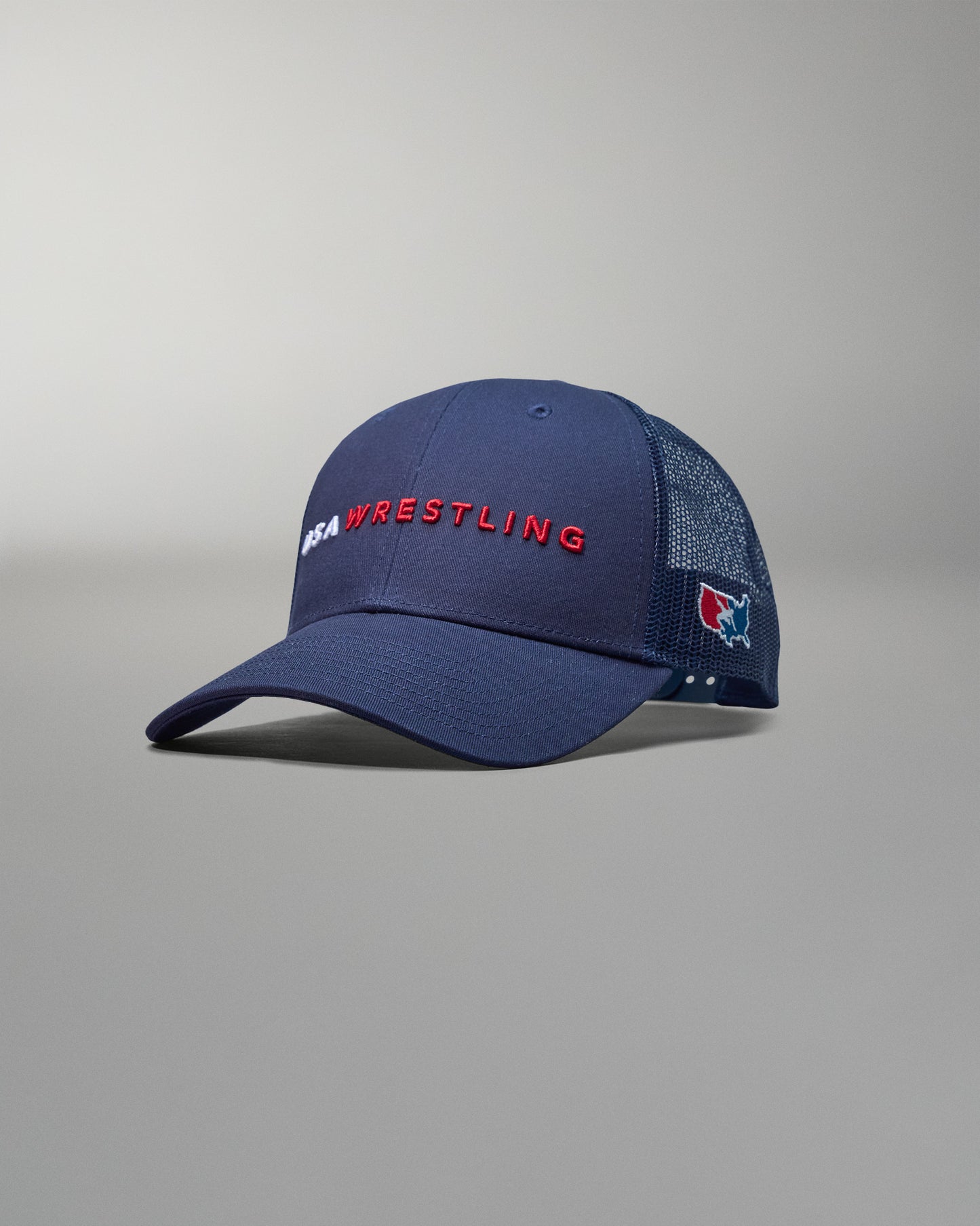 USA Wrestling Wordmark Bridge Trucker Hat