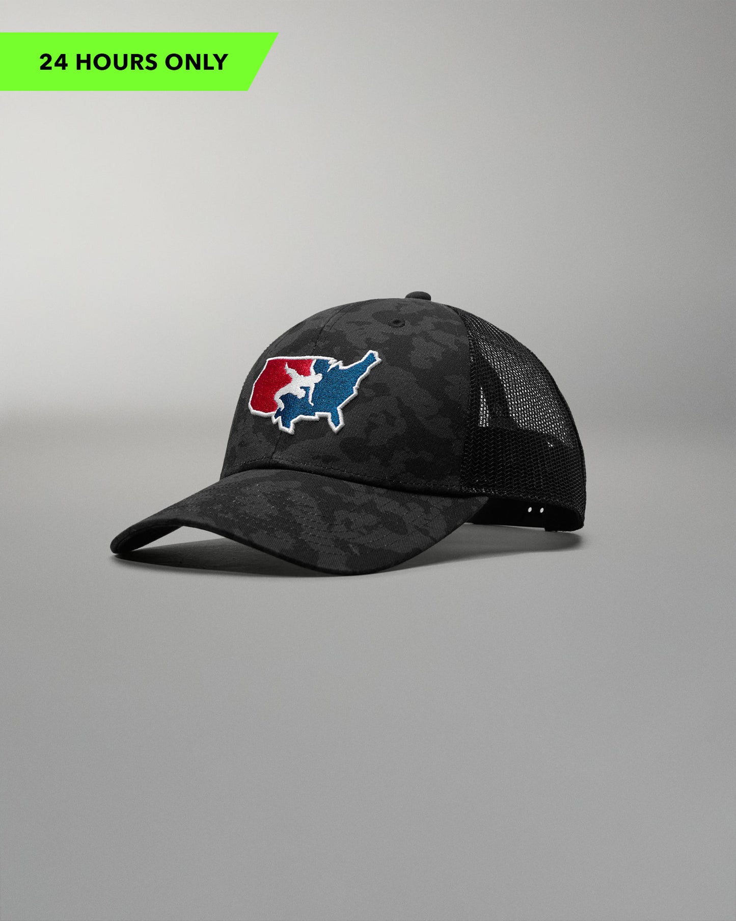 USA Wrestling Logo Bridge Trucker Hat