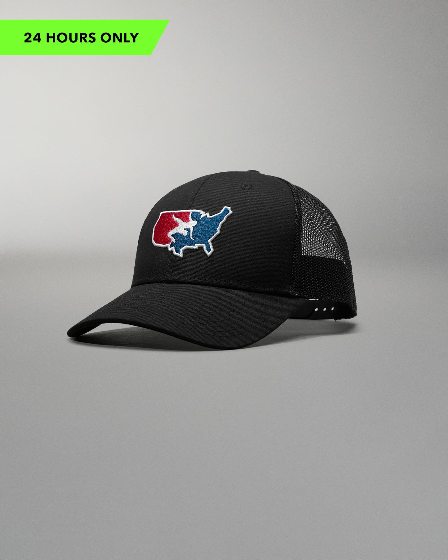 USA Wrestling Logo Bridge Trucker Hat