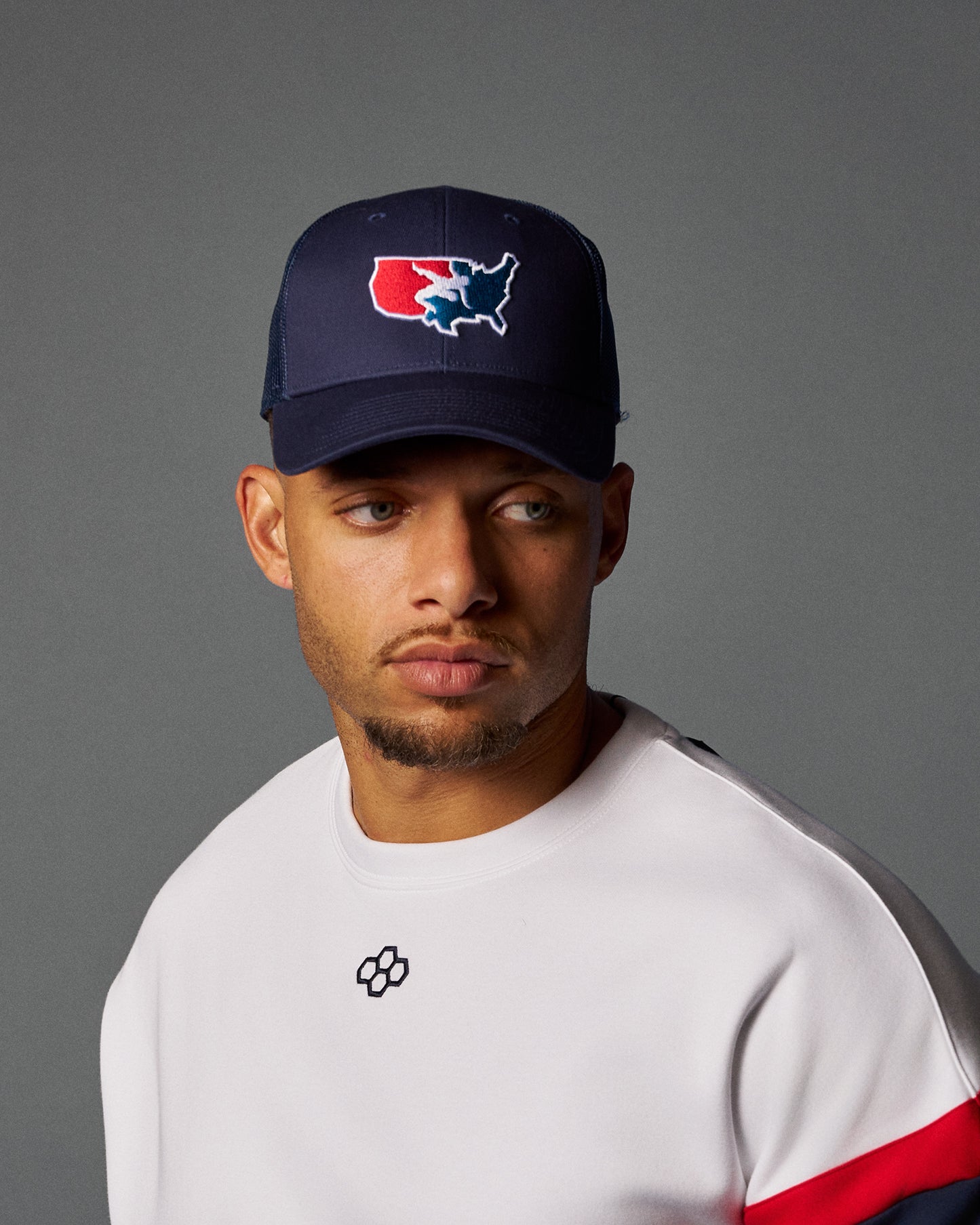 USA Wrestling Logo Bridge Trucker Hat
