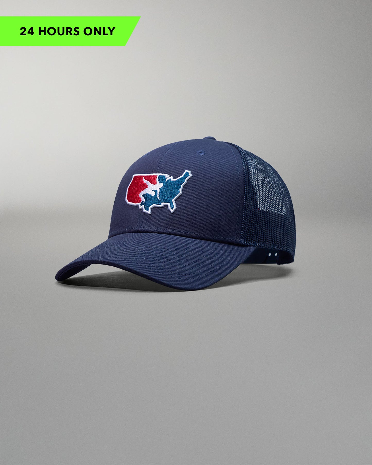USA Wrestling Logo Bridge Trucker Hat