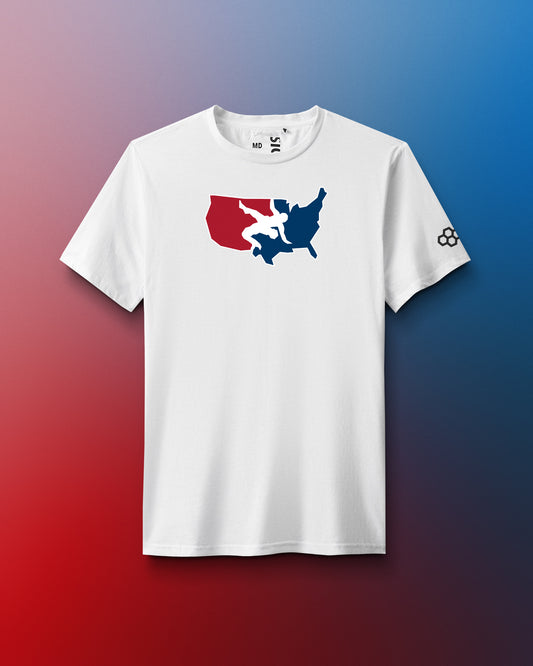 USA Wrestling Logo Elite Super Soft T-Shirt