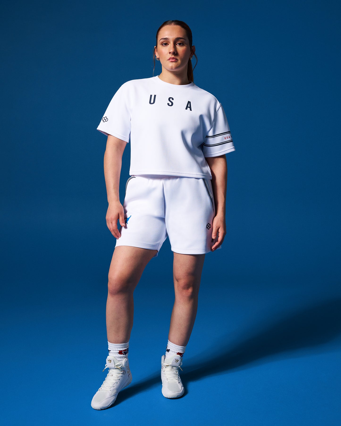 USA Wrestling Chronicle Women's Elite Crop T-Shirt