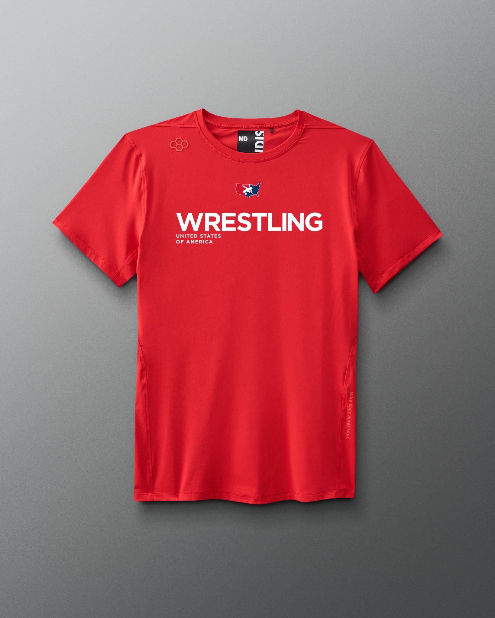 USA Wrestling Performance T-Shirt - Men's Comfort | RUDIS