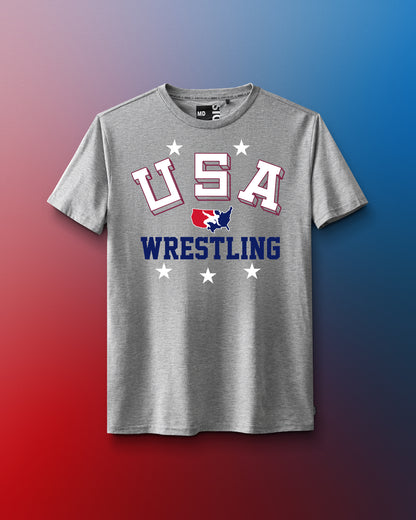 T-shirt rétro super doux de l'équipe de catch américaine
