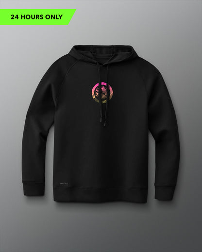 Sweat à capuche cool avec emblème abstrait UWW