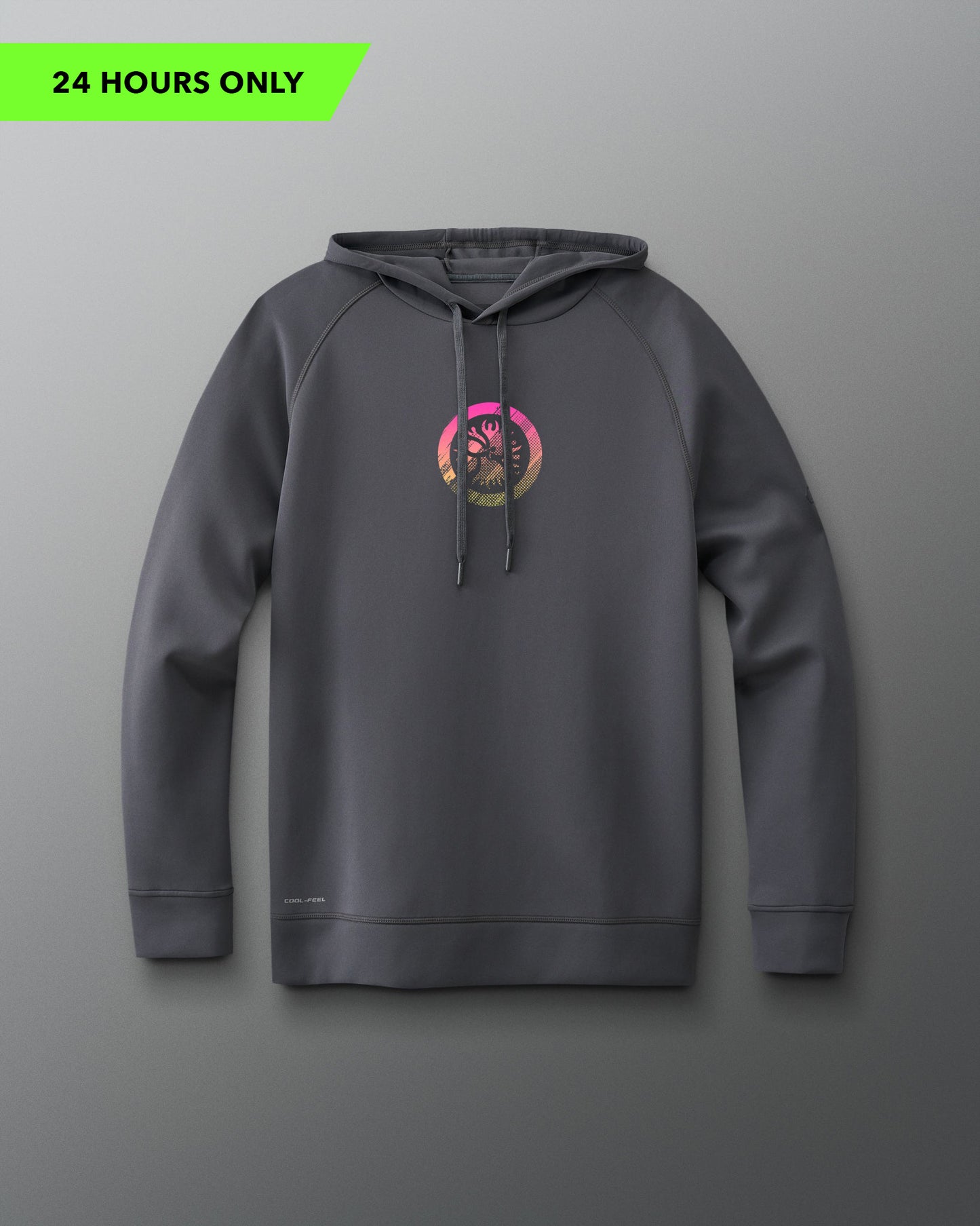 Sweat à capuche cool avec emblème abstrait UWW