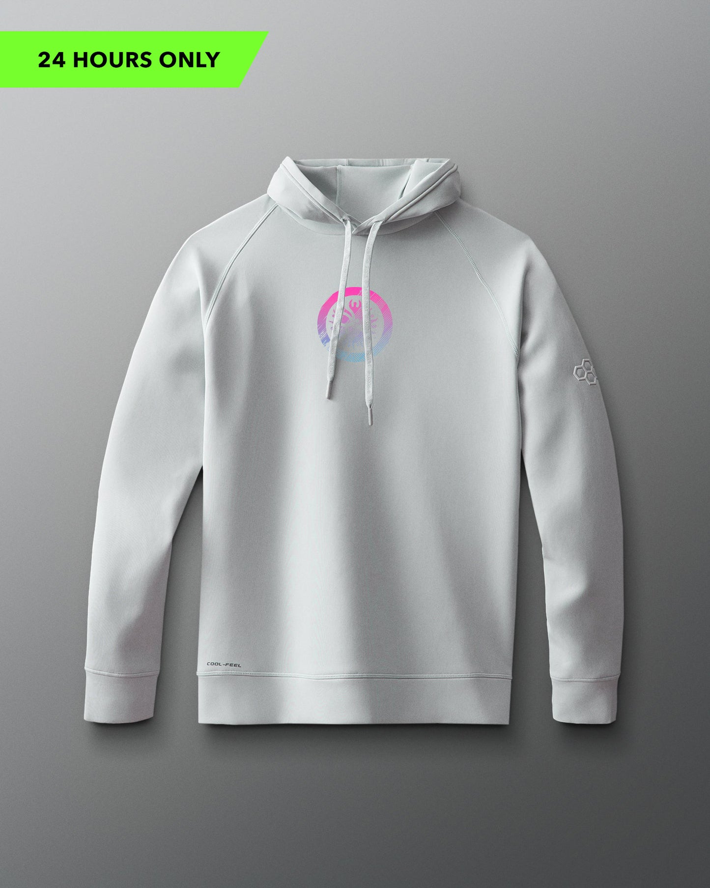 Sweat à capuche cool avec emblème abstrait UWW