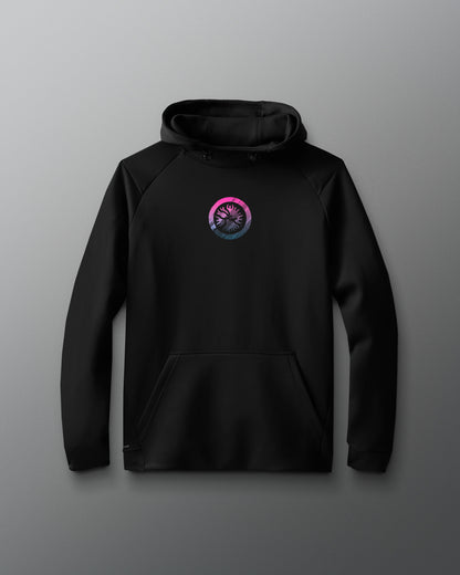 Sweat à capuche de plongée cool et respirant avec emblème abstrait UWW