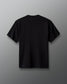 Black t-shirt on a gray background