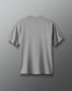 Back view of the heather gray RUDIS UWW Graffiti Heavyweight T-Shirt, featuring a clean, minimal design with subtle RUDIS branding centered below the back neckline.
