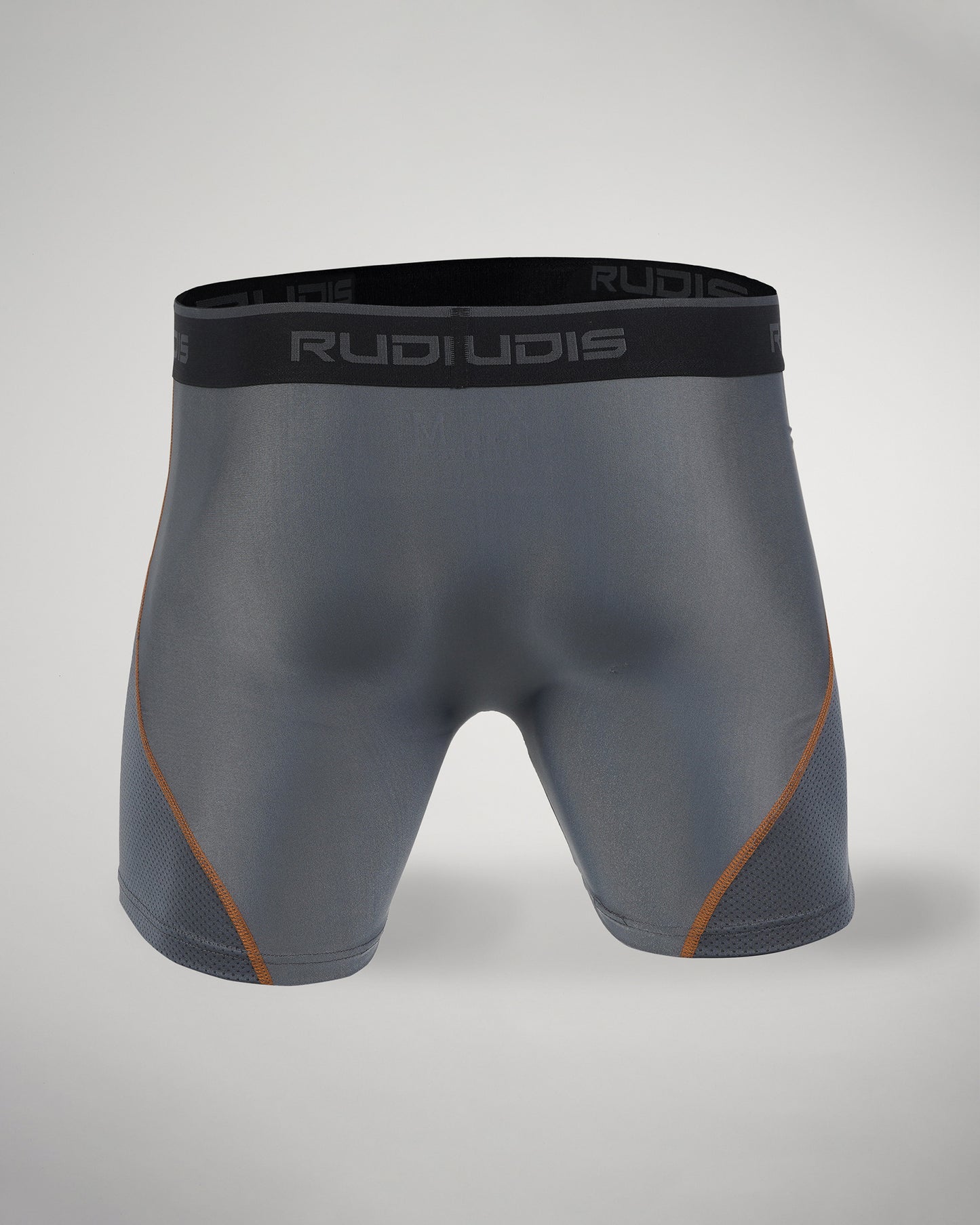 RUDIS Essential Gray/Orange Youth Boxer Brief