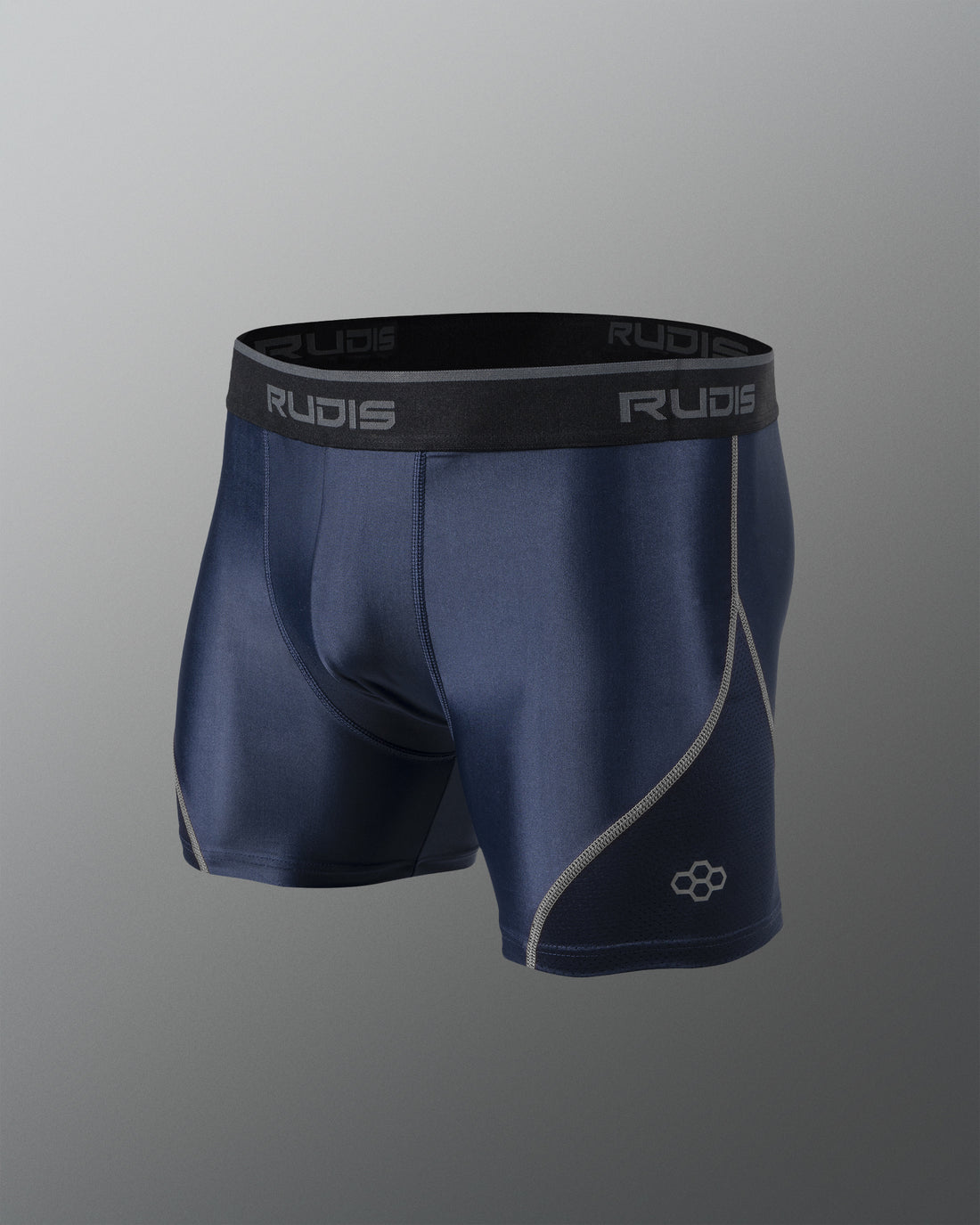 RUDIS Essential Navy/Gray Adult Boxer Brief - Conquer Comfort | RUDIS