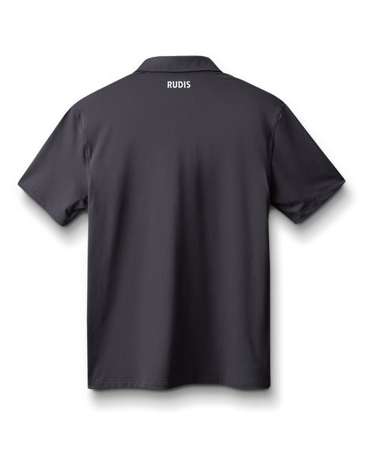 RUDIS Classic Performance Hex Polo - Carbon