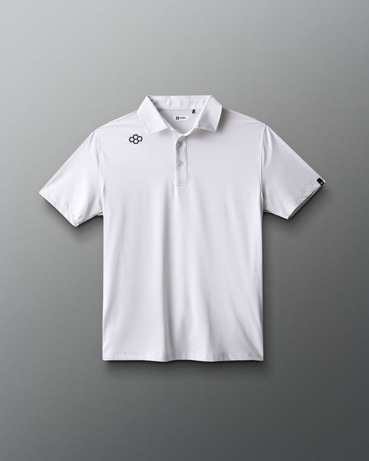 RUDIS Classic Performance Hex Polo - Lunar Gray