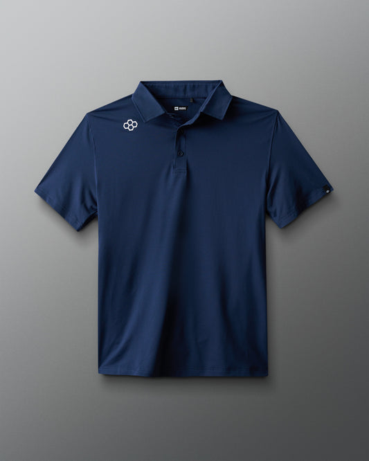 RUDIS Classic Performance Hex Polo - Navy