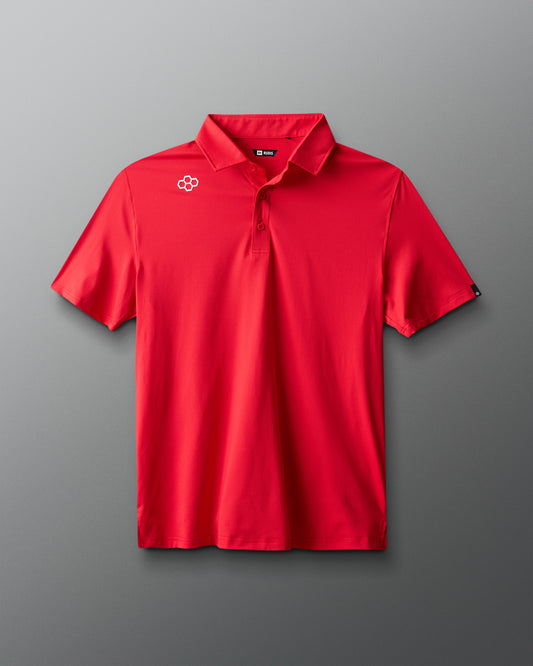 RUDIS Classic Performance Hex Polo - Red