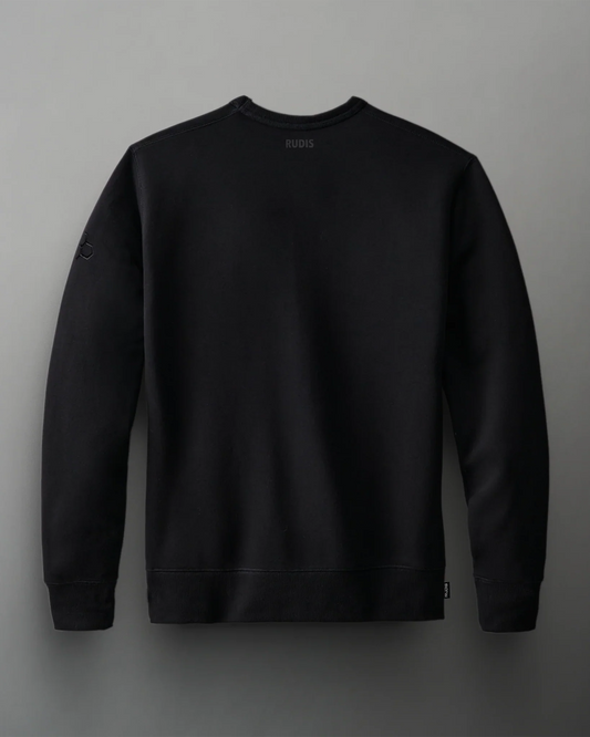 Sweat à capuche ras du cou Comfort Fleece Teams - Noir