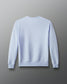 Light blue sweatshirt on a gray background