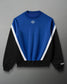 RUDIS Colorblock Crewneck - Black/Royal