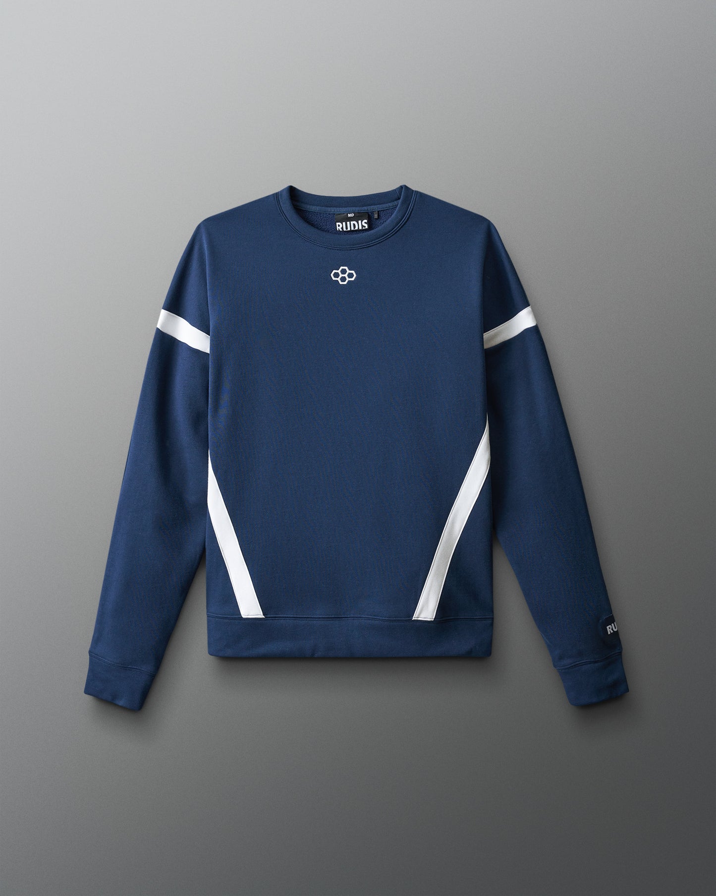 RUDIS 280 Tech Fleece Colorblock Crewneck - Navy