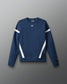 RUDIS 280 Tech Fleece Colorblock Crewneck - Navy