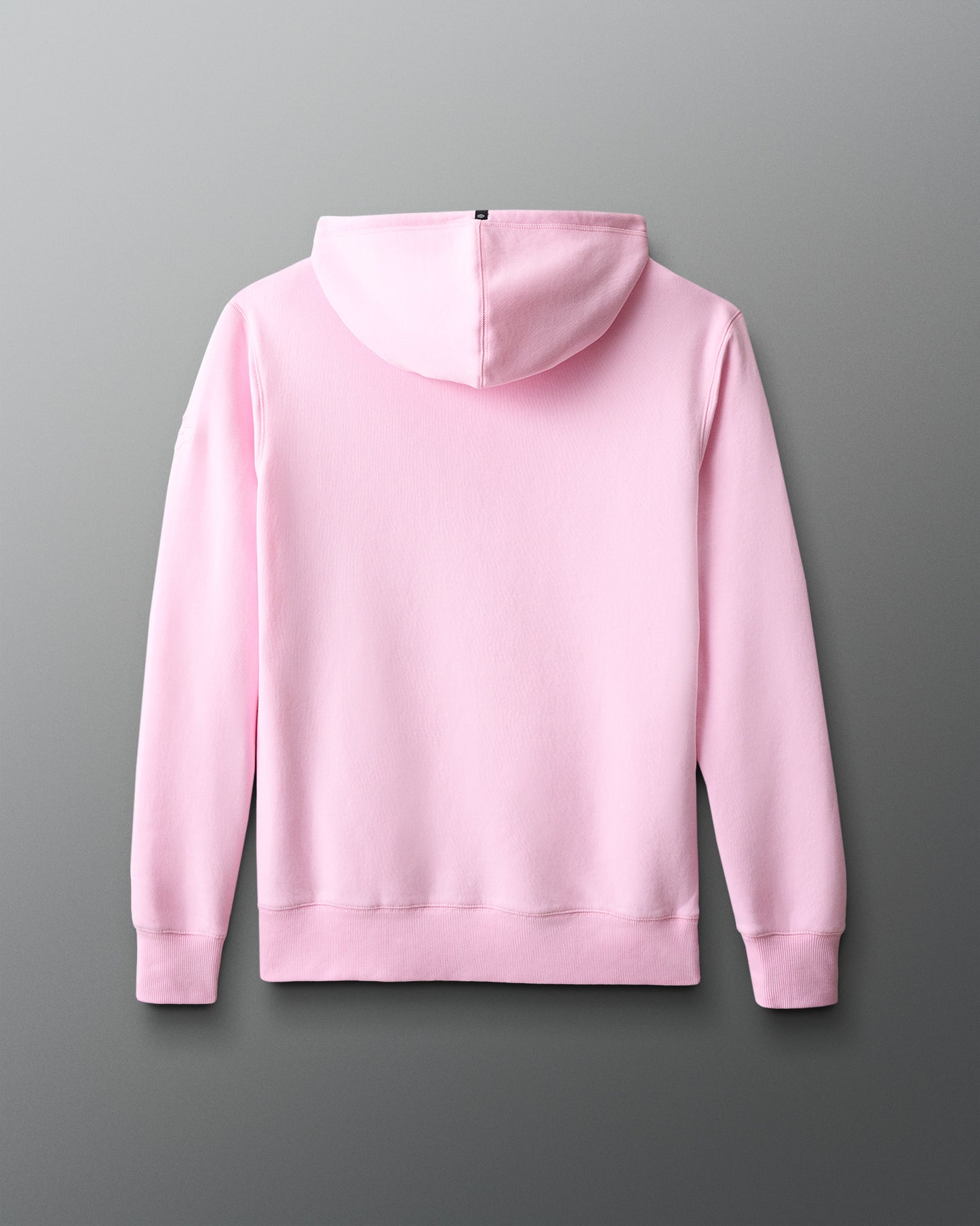 Pink hoodie on a gray background