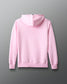 Pink hoodie on a gray background