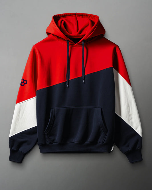 RUDIS Colorblock Hoodie - Black/Red