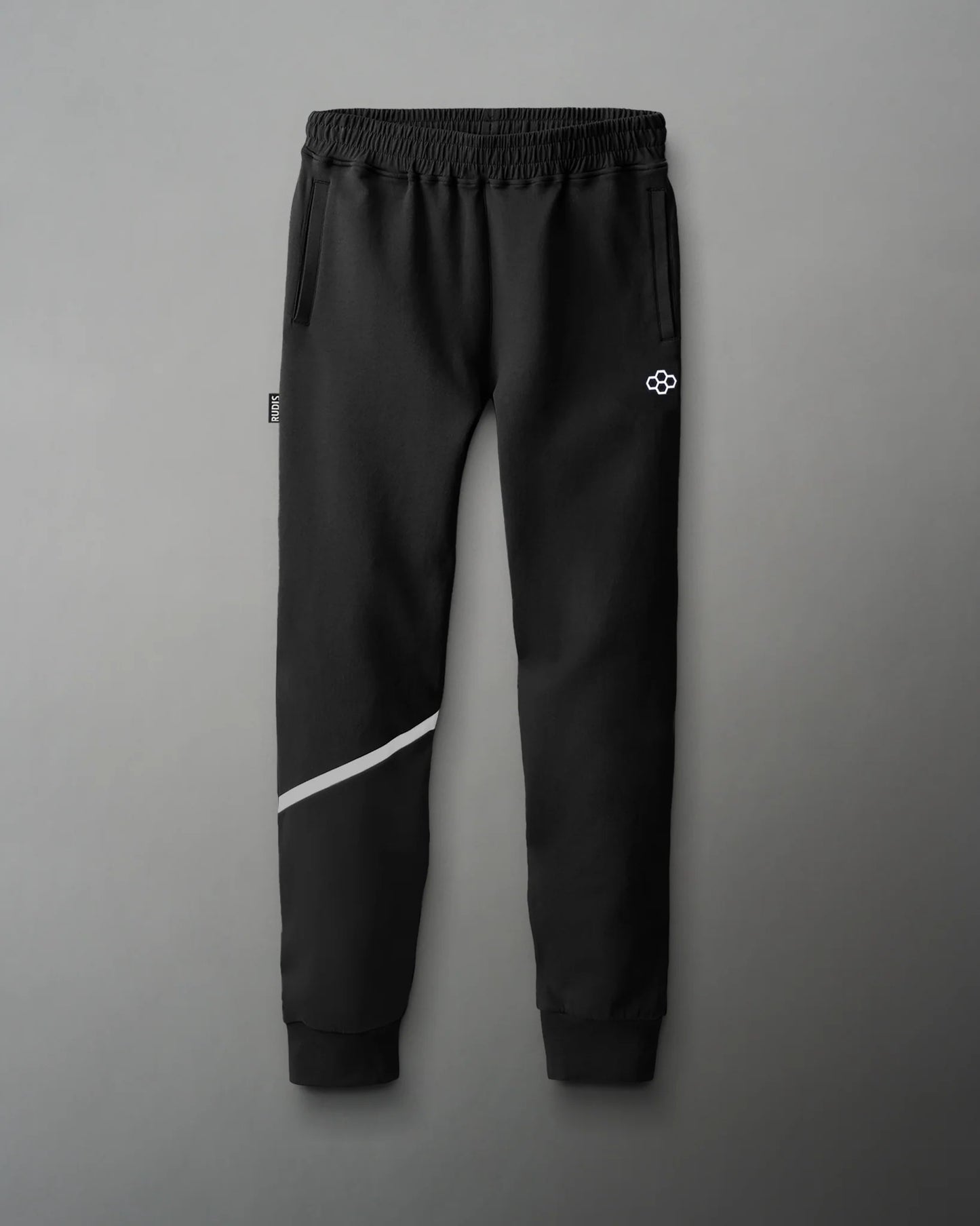 RUDIS Colorblock Jogger - Black/White/Black
