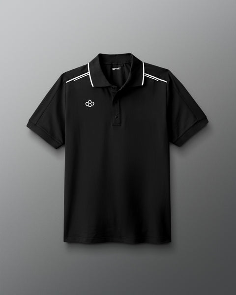 RUDIS Chronicle Elite Snap Polo - Black | RUDIS