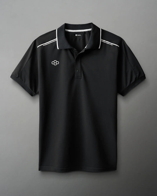 RUDIS Chronicle Elite Snap Polo - Black
