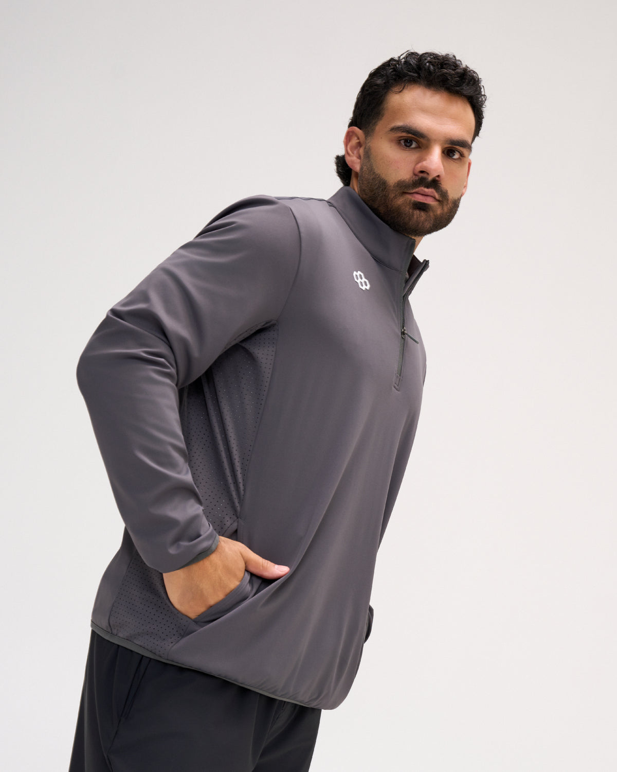 RUDIS Victory 1/4 Zip Jacket - Carbon