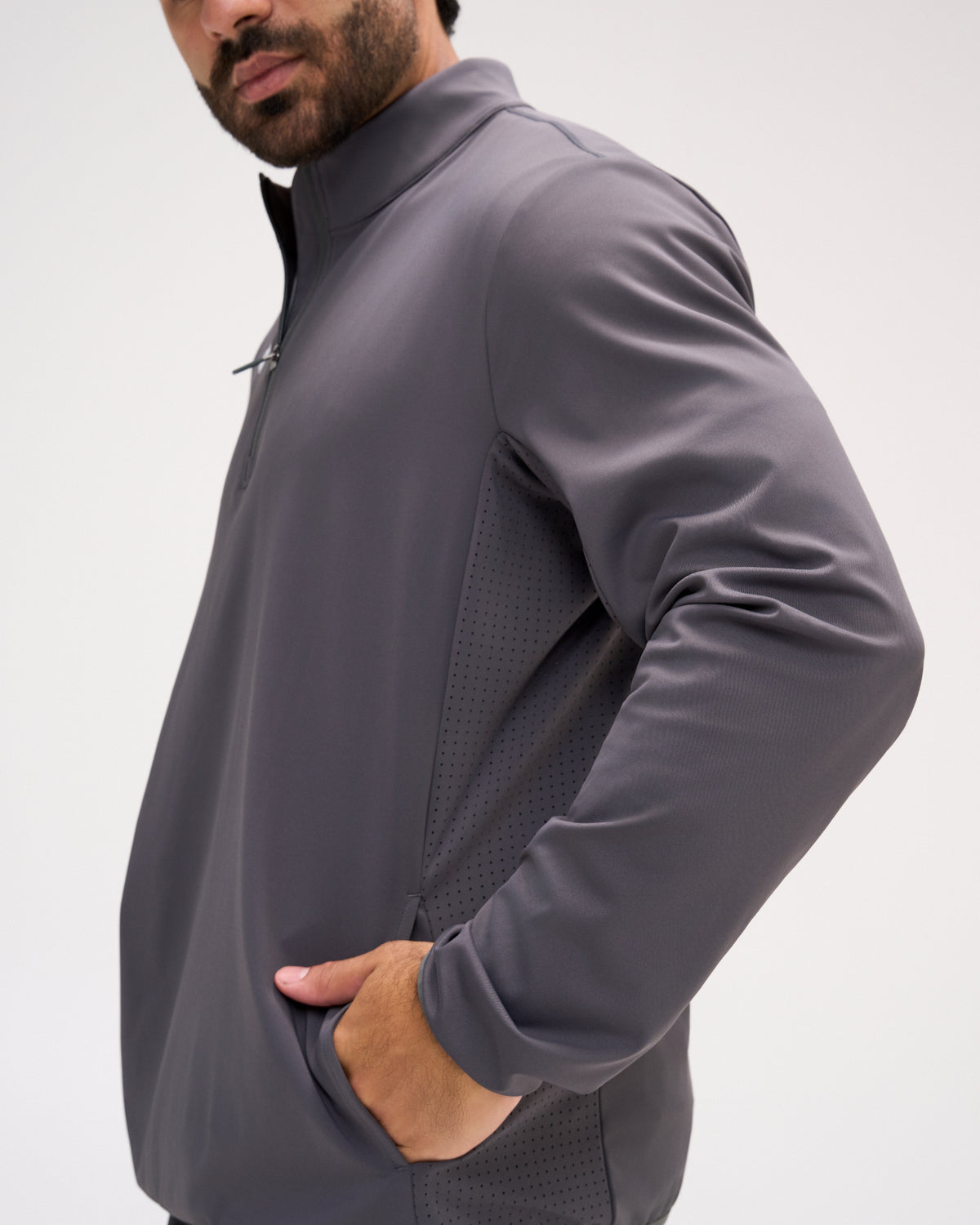 RUDIS Victory 1/4 Zip Jacket - Carbon