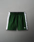 RUDIS 5" Panel Mesh Short - Emerald/White