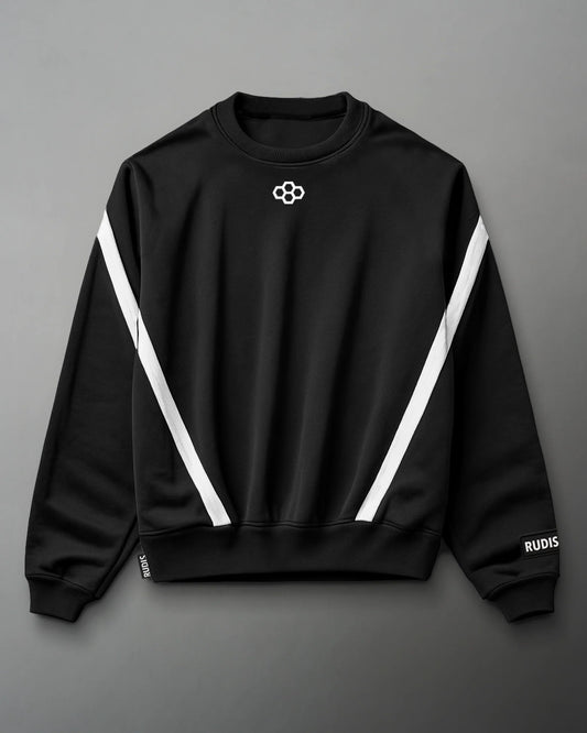 RUDIS Youth Colorblock Crewneck - Blackout
