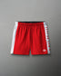 RUDIS 5" Youth Panel Mesh Short - Red/White