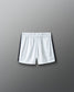 White shorts on a gray background