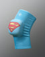 Blue RUDIS Superman Cushion Kneepad featuring a padded Superman shield and RUDIS logo.