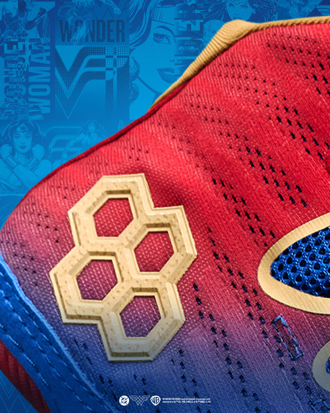Wonder Woman Hildebrandt 2.0 Girl's Wrestling Shoes - Wonder Woman