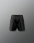 Black shorts on a gray background